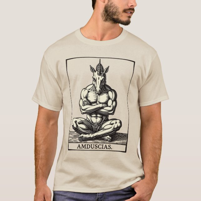 T-shirt Échos de l'orchestre invisible Amduscias (Devant)