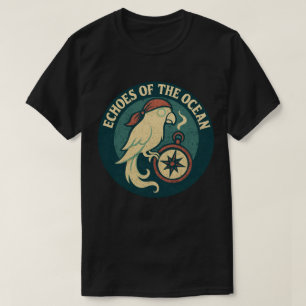 T-shirt Échos du perroquet pirate de l'océan