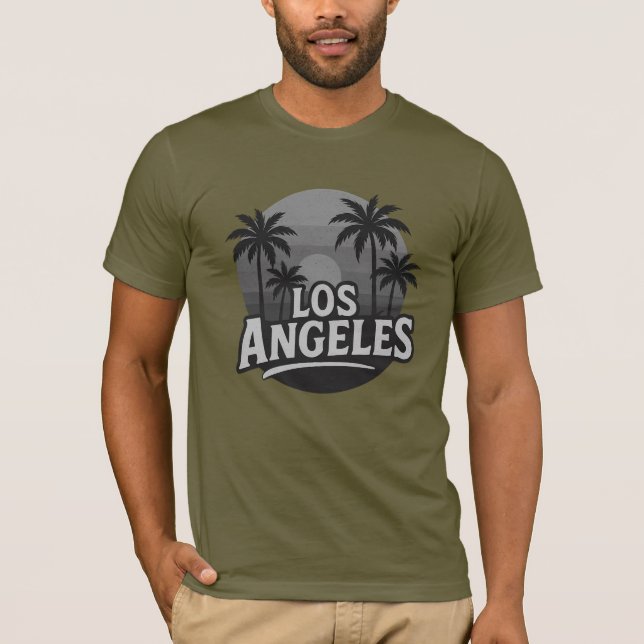 T-shirt Échos urbains de Los Angeles (Devant)