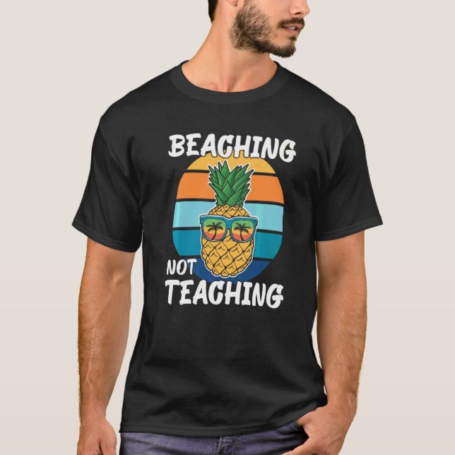 T-shirt Échouage Pas Enseignement École Dehors Été Prof Pi (Devant)