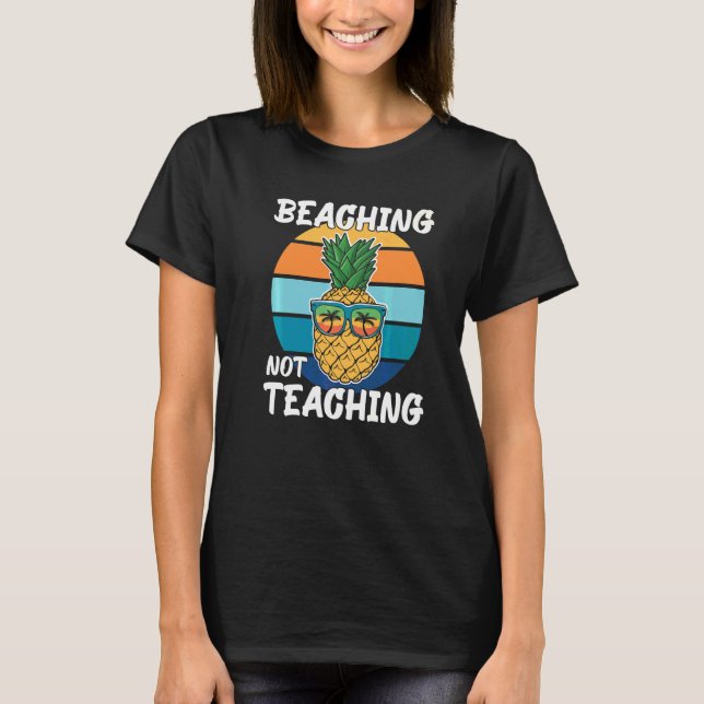 T-shirt Échouage Pas Enseignement École Fermée Été Enseign (Devant)