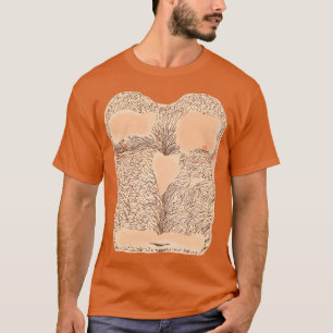 T-shirt Écirage de la poitrine vierge vieille de 40 ans