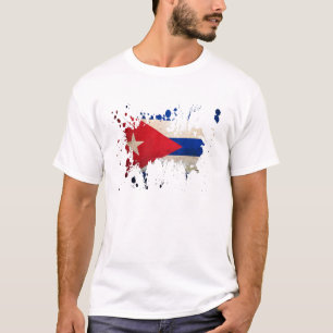 T-shirt éclaboussure Cuba