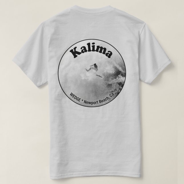 T-shirt Éclaboussure de Bodysurfer (Kalima)  (Design dos)