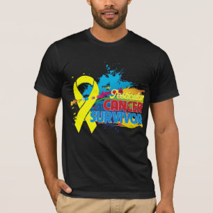 T-shirt Éclaboussure de couleur - survivant de cancer du