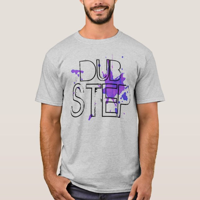 T-shirt Éclaboussure de DubStep (Devant)