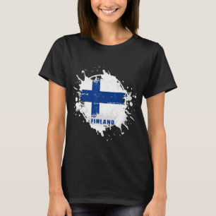 T-shirt Éclaboussure de Finlande