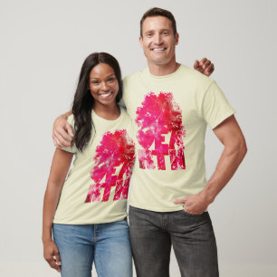 T-shirt Éclaboussure de framboise