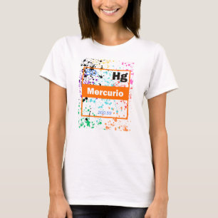 T-shirt Éclaboussure de métal liquide