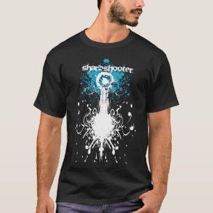 T-shirt Éclaboussure de noir de SHRPSHTR