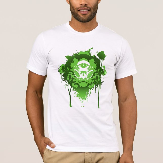 T-shirt Éclaboussure verte (Devant)