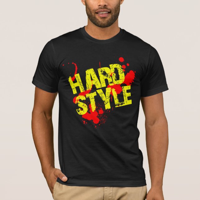 T-shirt Éclaboussures de peinture de Hardstyle (Devant)
