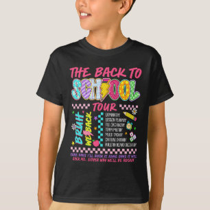 T-shirt Éclair Abcd Retour à l'école Tour Bruh Nous Ba