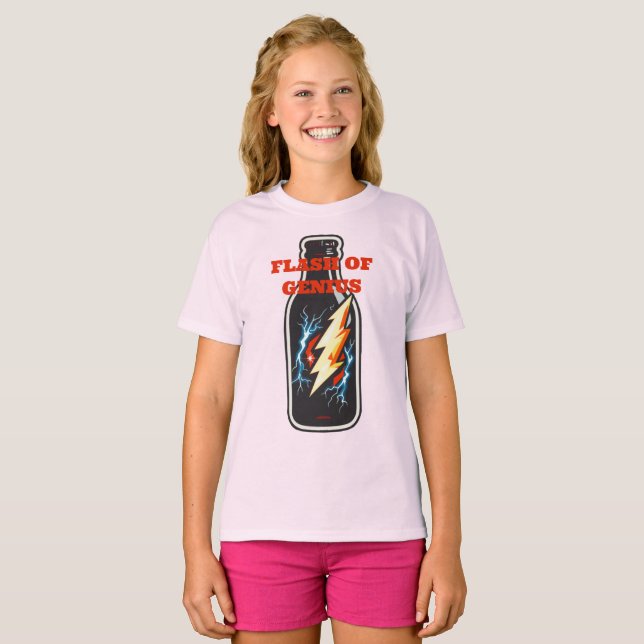 T-shirt Éclair de génie (Devant entier)