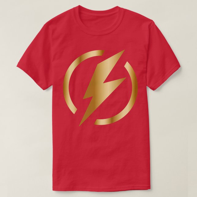 T-shirt Éclair d'or (Design devant)
