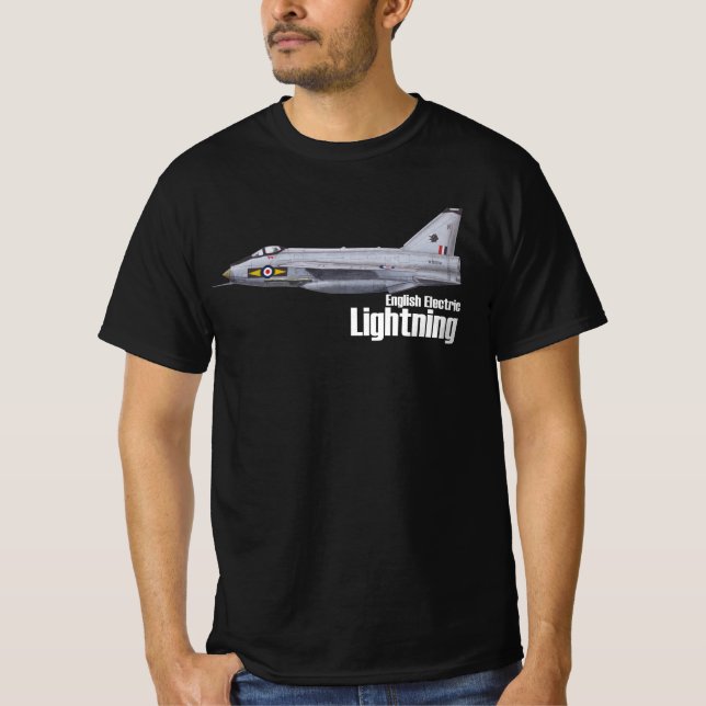 T-shirt Éclair électrique anglais (Devant)