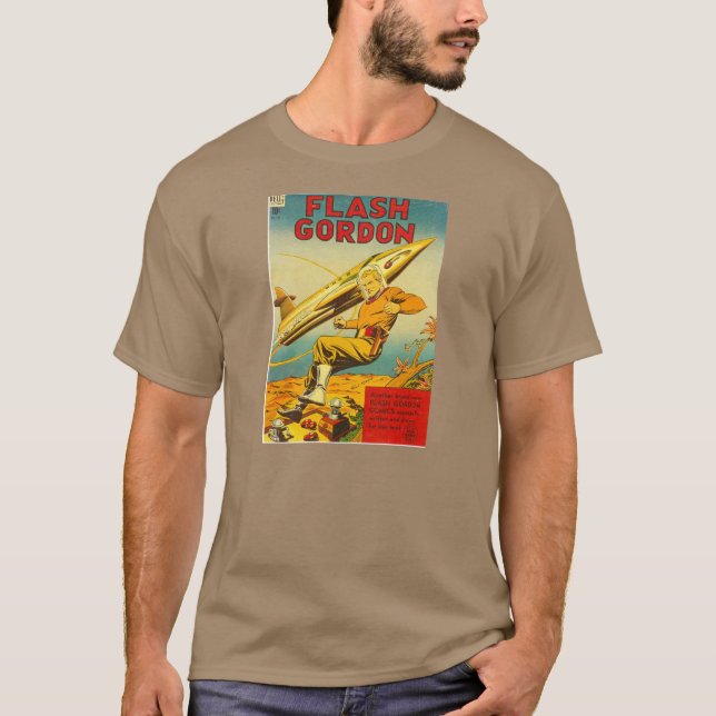 T-shirt Éclair Gordon 1948 de la science fiction de (Devant)