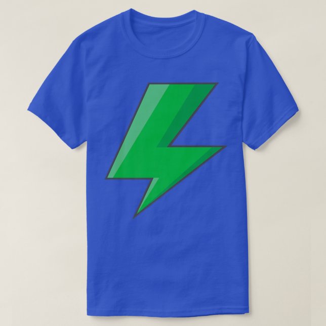 T-shirt Éclair Lime Green Graphic Tee Easy Hallowe (Design devant)