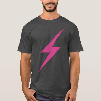T-shirt Éclair Rose Du Féminisme (vintage)