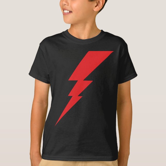 T-shirt Éclair rouge (Devant)