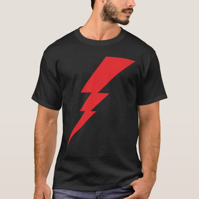 T-shirt Éclair rouge (Devant)