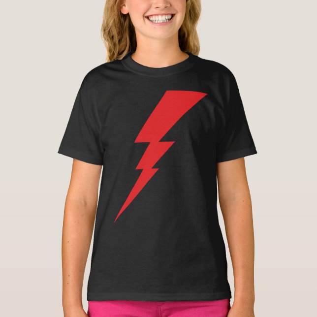 T-shirt Éclair rouge (Devant)