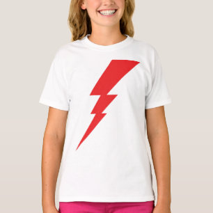 T-shirt Éclair rouge flash