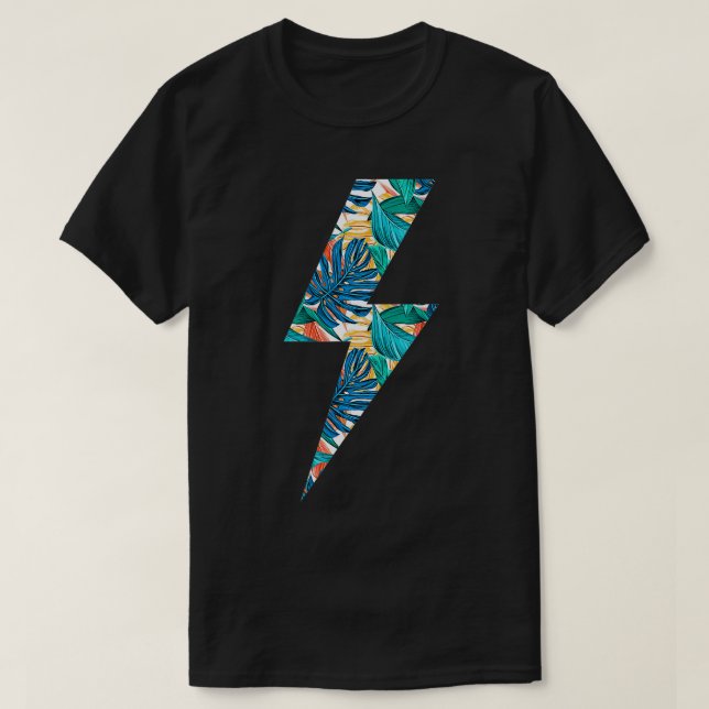 T-shirt Éclair tropical Été hawaïen (Design devant)