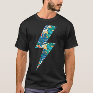 T-shirt Éclair tropical Été hawaïen