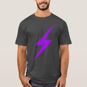 T-shirt Éclair Violet Boulon D'Anarcha-Féminisme vintage