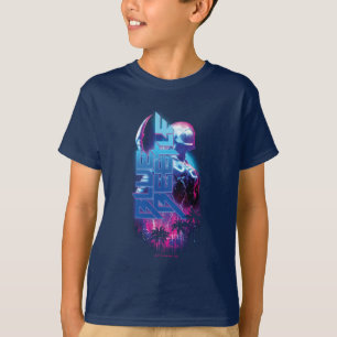T-shirt Éclairage de la ville rétrovague de dendroctones b