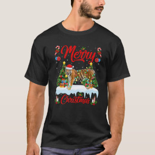 T-shirt Éclairage de l'aile du tigre du Bengale Chapeau du