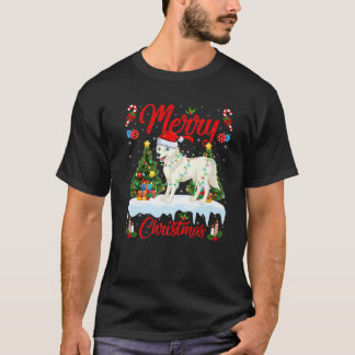 T-shirt Éclairage de l'Amour de l'Arctique-Loup Père Noël
