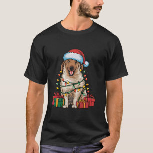 T-shirt Éclairage de Noël chapeau berger anatolien Chien C