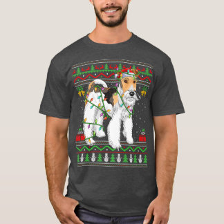 T-shirt Éclairage de Noël Correspondant Fil laid pour chie
