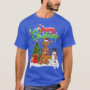 T-shirt Éclairage de Noël correspondant Père Noël Rhodesia