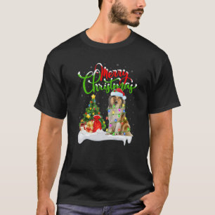 T-shirt Éclairage de Noël Correspondant Père Noël Rough Co