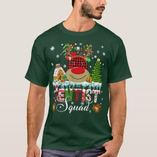 T-shirt Éclairage de Noël de l'équipe de dentistes Rennes 