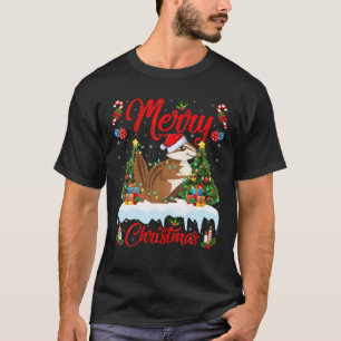 T-shirt Éclairage de Noël de Quokka Lover Santa Hat Quokka