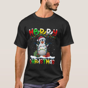 T-shirt Éclairage de Noël Empereur du Chapeau de Santa Pen