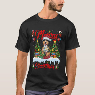 T-shirt Éclairage des arbres Noël Chapeau Shiloh Berger Ch