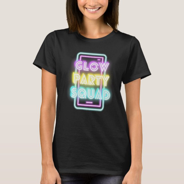 T-shirt Éclairage Éclairé Squad Dormir sur la partie Écran (Devant)