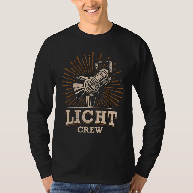 T-shirt Éclairage équipage allemand Lightshow Éclairage d' (Devant)
