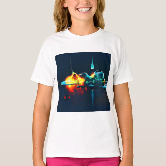 T-shirt Éclairage Liquide (Devant)