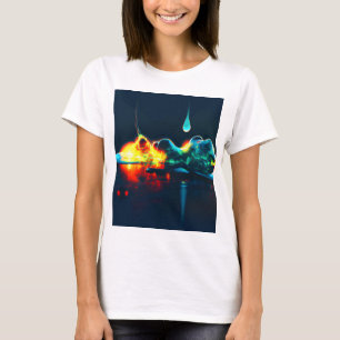 T-shirt Éclairage Liquide