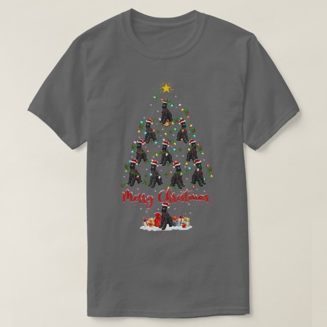 T-shirt Éclairage Noël Correspondant Père Noël Giant Schna (Design devant)