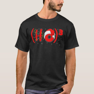 T-shirt Éclairage Père Noël HO HO3 Cubed Math Enseignan