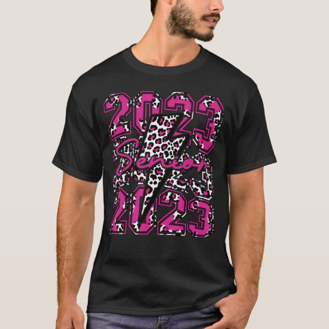 T-shirt Éclairage principal 2023 Leopard rose (Devant)