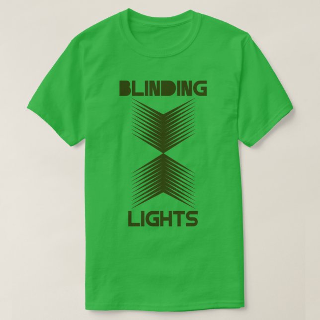 T-shirt Éclairage vert (Design devant)