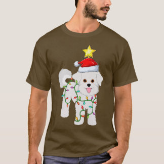 T-shirt Éclairage Xmas Tree Correspondance Père Noël Bicho